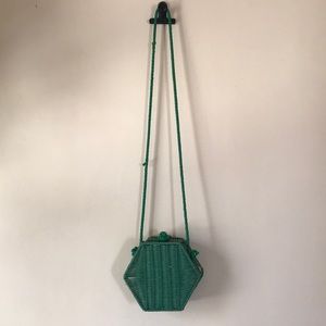 ZARA Woven Crossbody Bag